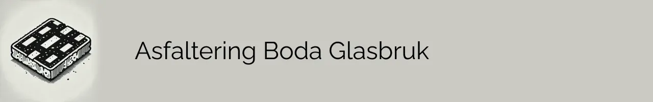 Asfaltering Boda Glasbruk